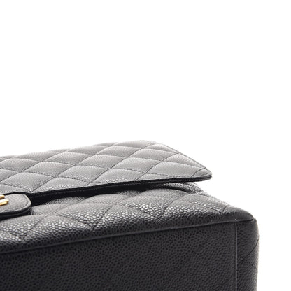 Chanel Caviar Quilted Maxi Double Flap Black 13 of 15