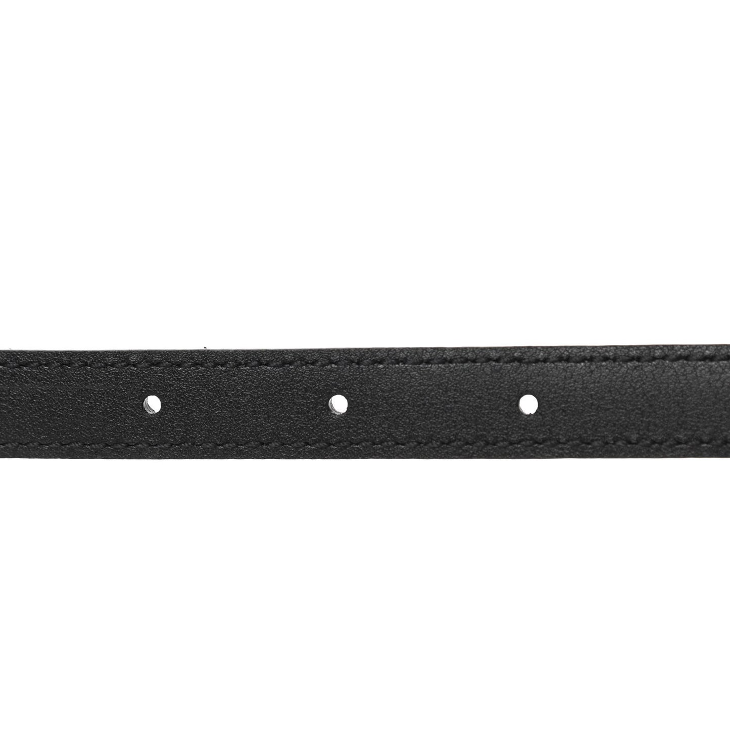 Suede Calfskin Torchon Double G 15mm Belt 85 34 Black