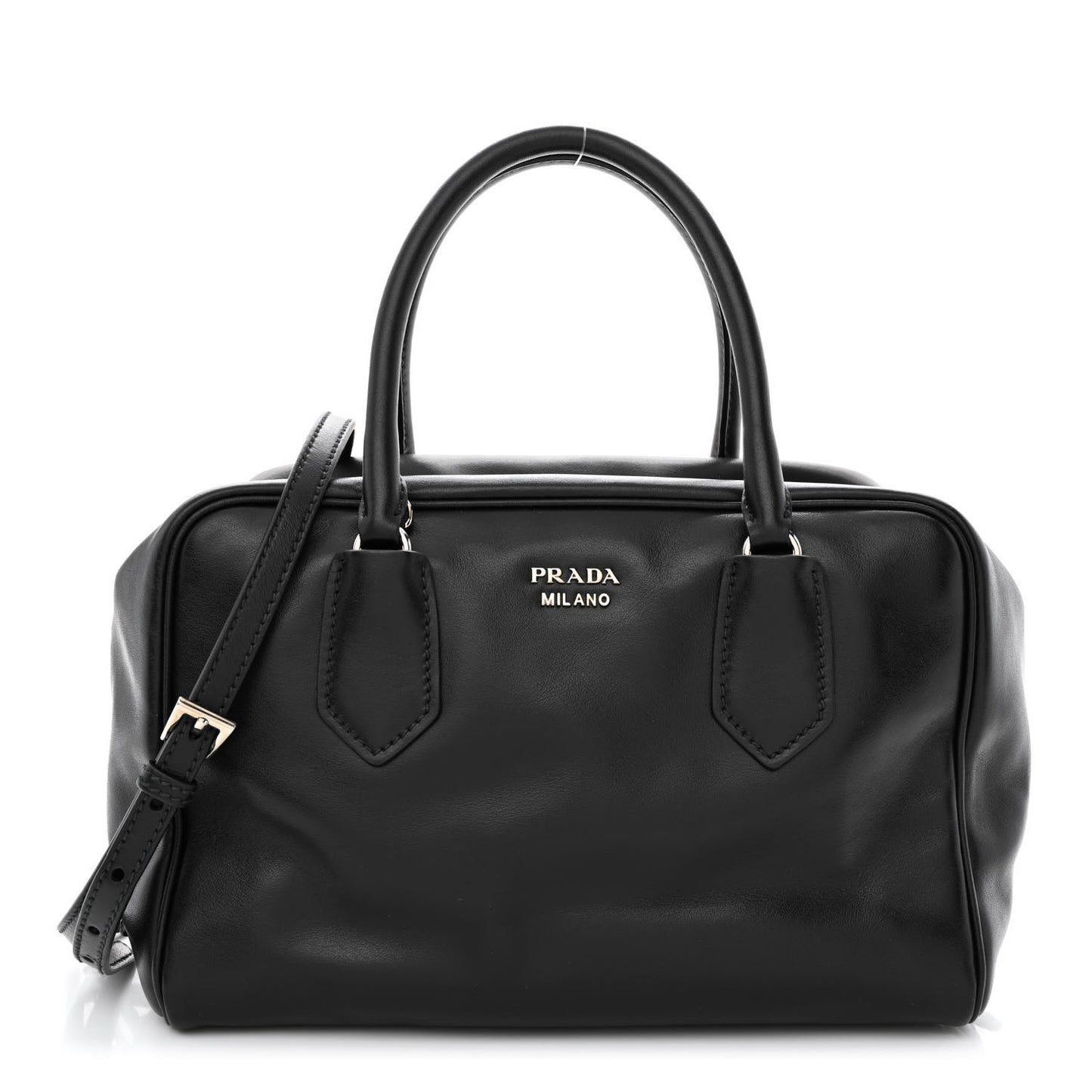 Soft Calf Medium Inside Tote Black Mughetto