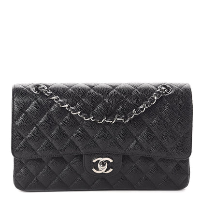 Chanel Caviar Quilted Medium Double Flap Black 1 of 11