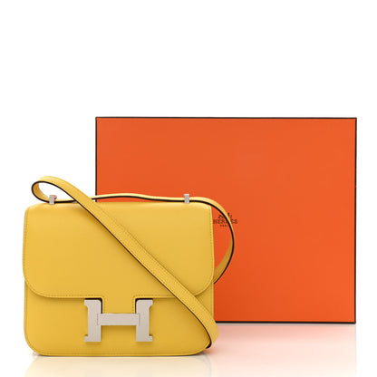 Hermes Epsom Constance 18 Jaune de Naples 12 of 12
