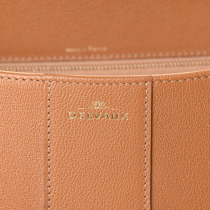 Delvaux Calfskin Mini Brillant East West Satchel Natural 10 of 12