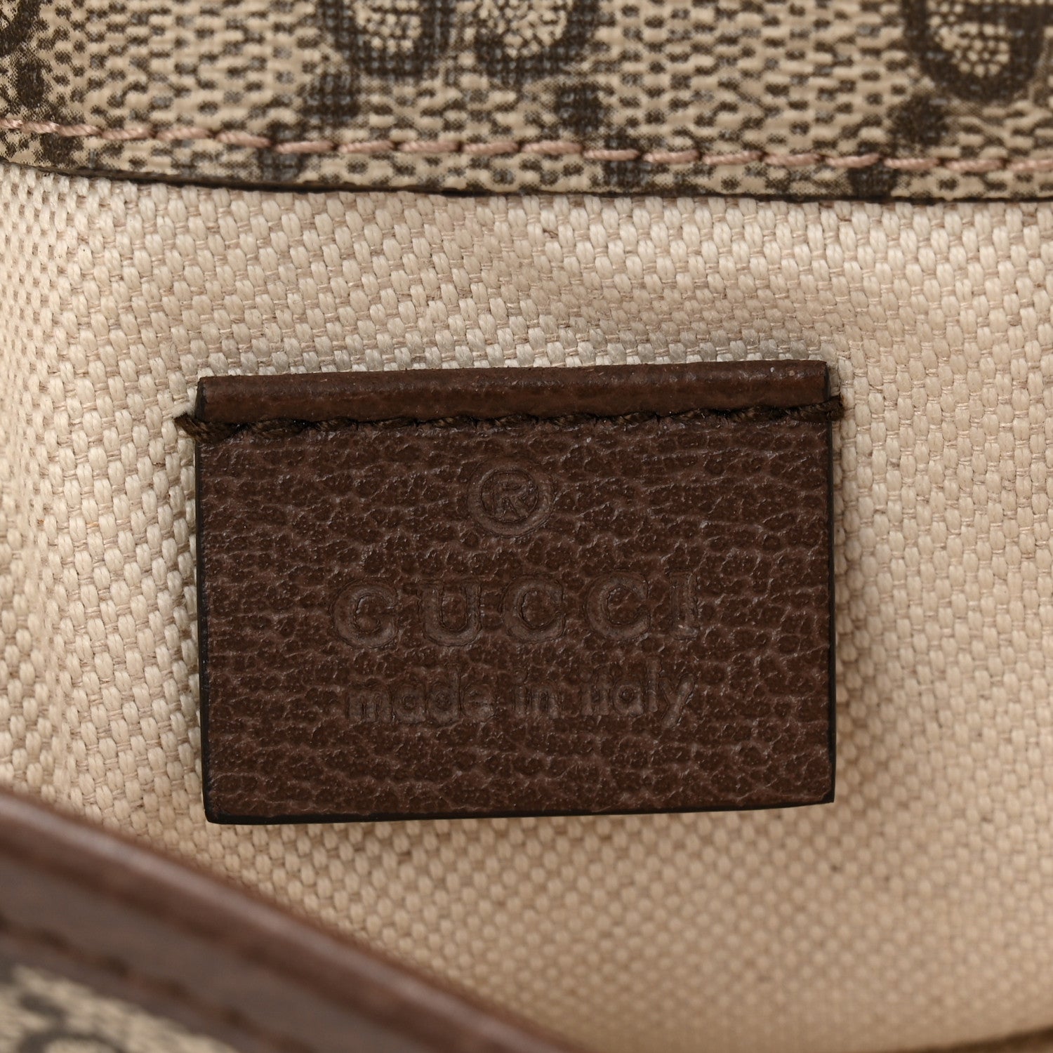 Gucci GG Supreme Monogram Neo Vintage Web Belt Bag Brown 6 of 10