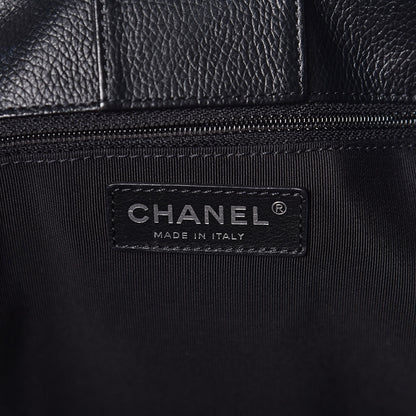 Chanel Calfskin Cerf Shopper Tote Black 6 of 11