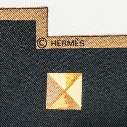 Hermes Silk Keys Les Cles Scarf 90 3 of 5