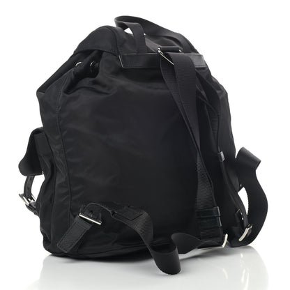 Prada Tessuto Nylon Saffiano Medium Backpack Black 3 of 10