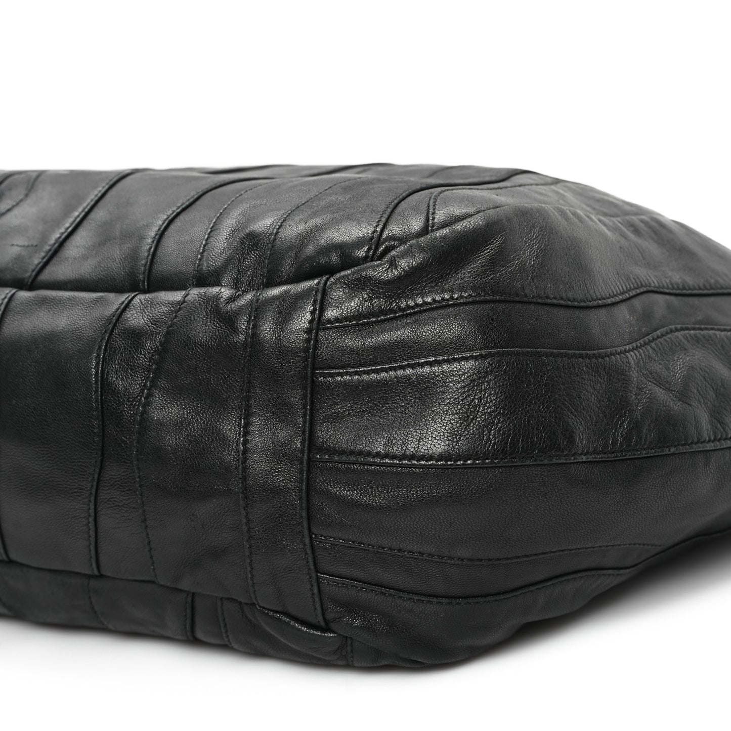 Nappa Stripes Hobo Black