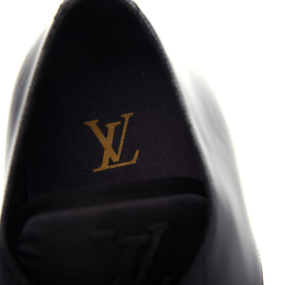 Louis Vuitton Lambskin Mens Derby Shoes 9.5 Black 8 of 11