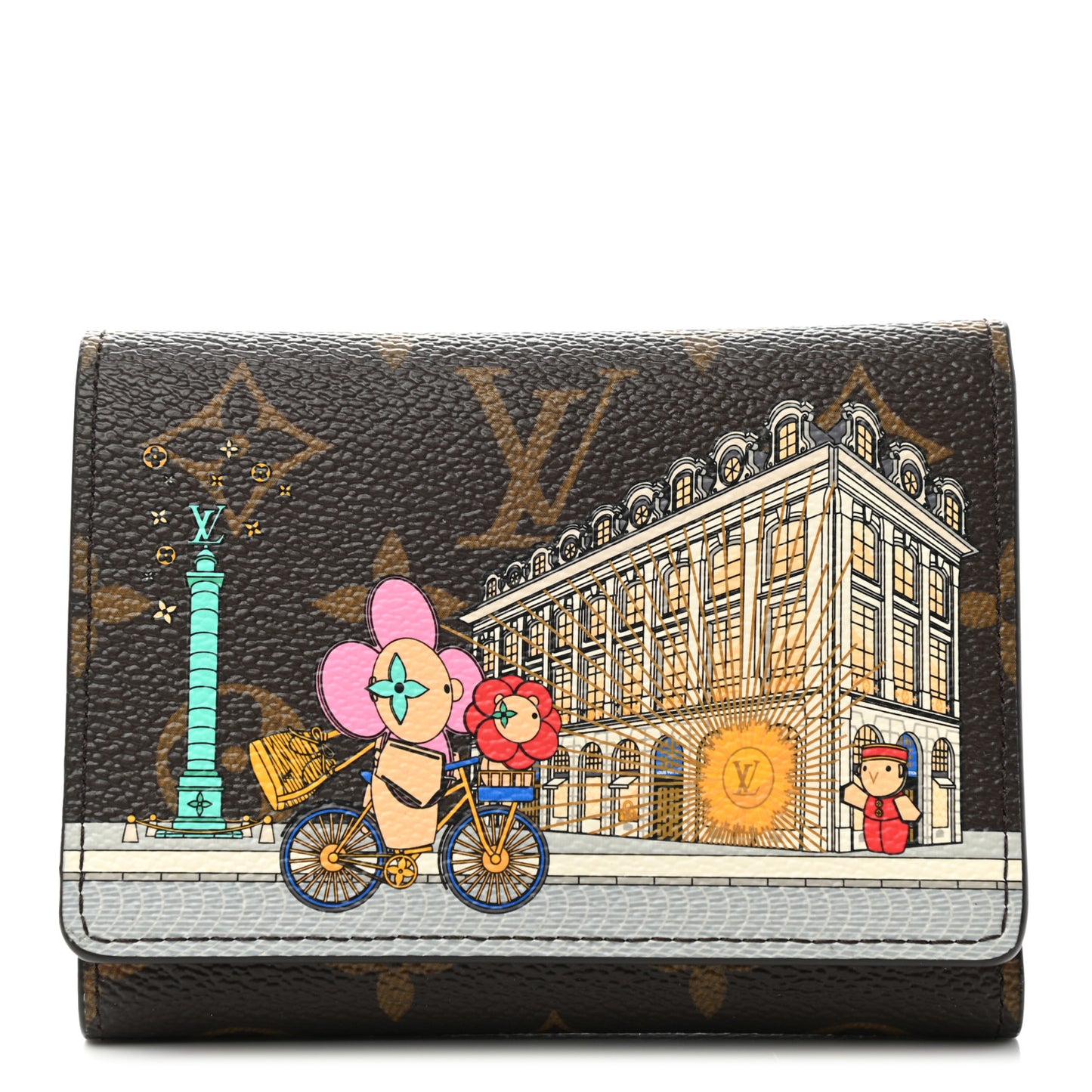 Monogram 2022 Christmas Animation Paris Victorine Wallet Pink