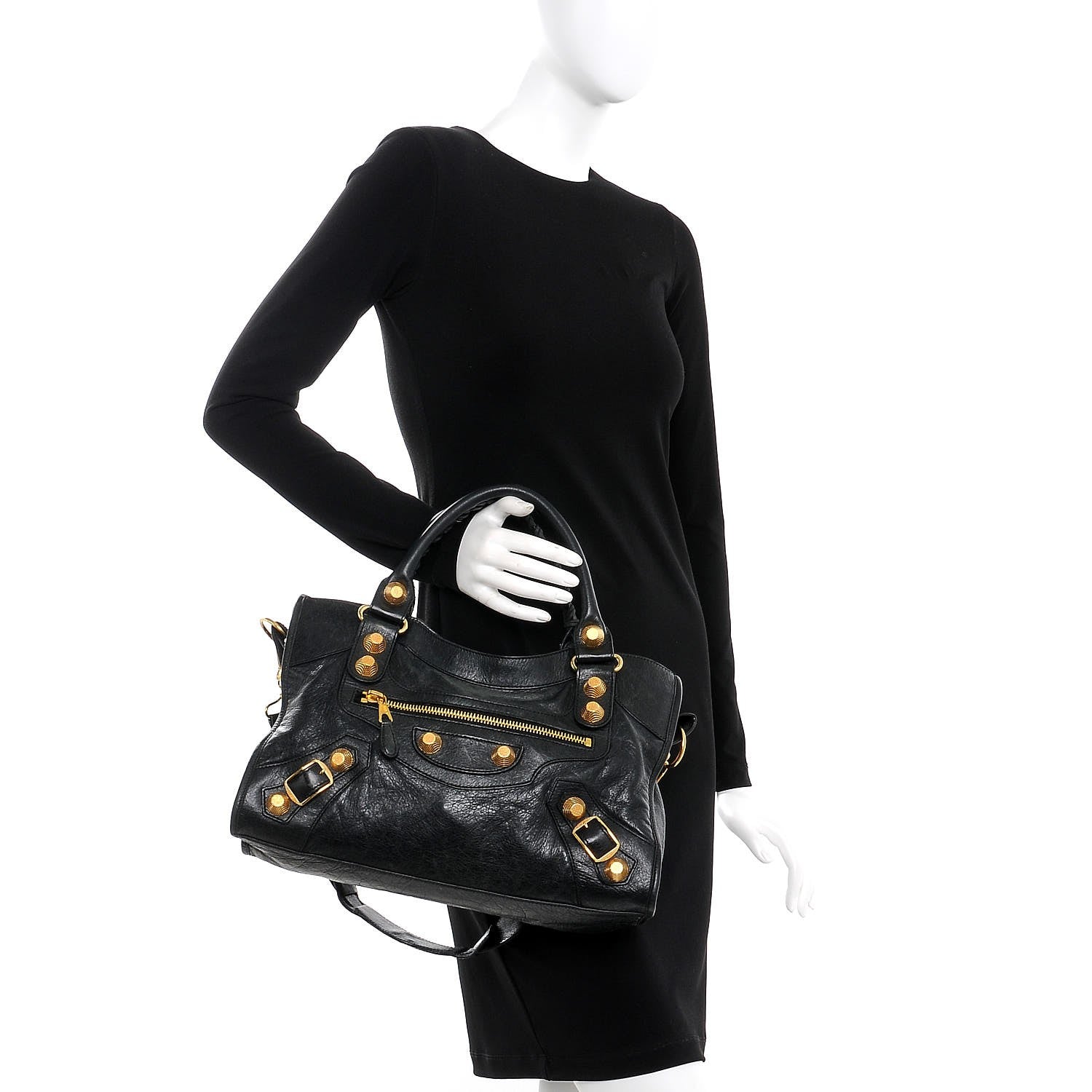 Balenciaga Agneau Giant 21 Gold Hardware City Black 3 of 11