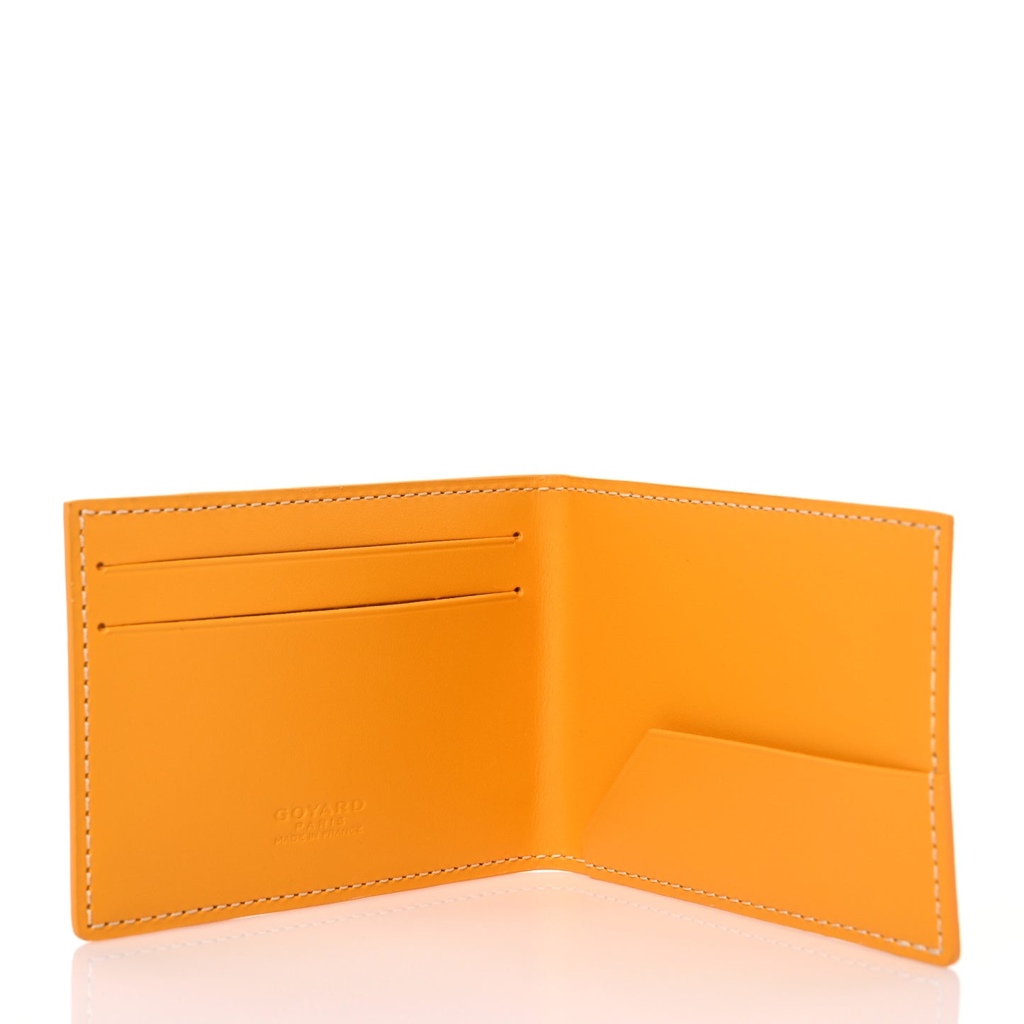 Goyardine Bi-Fold Victoire PM Wallet Yellow