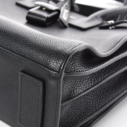 Saint Laurent Grained Calfskin Baby Sac De Jour Souple Black 11 of 18