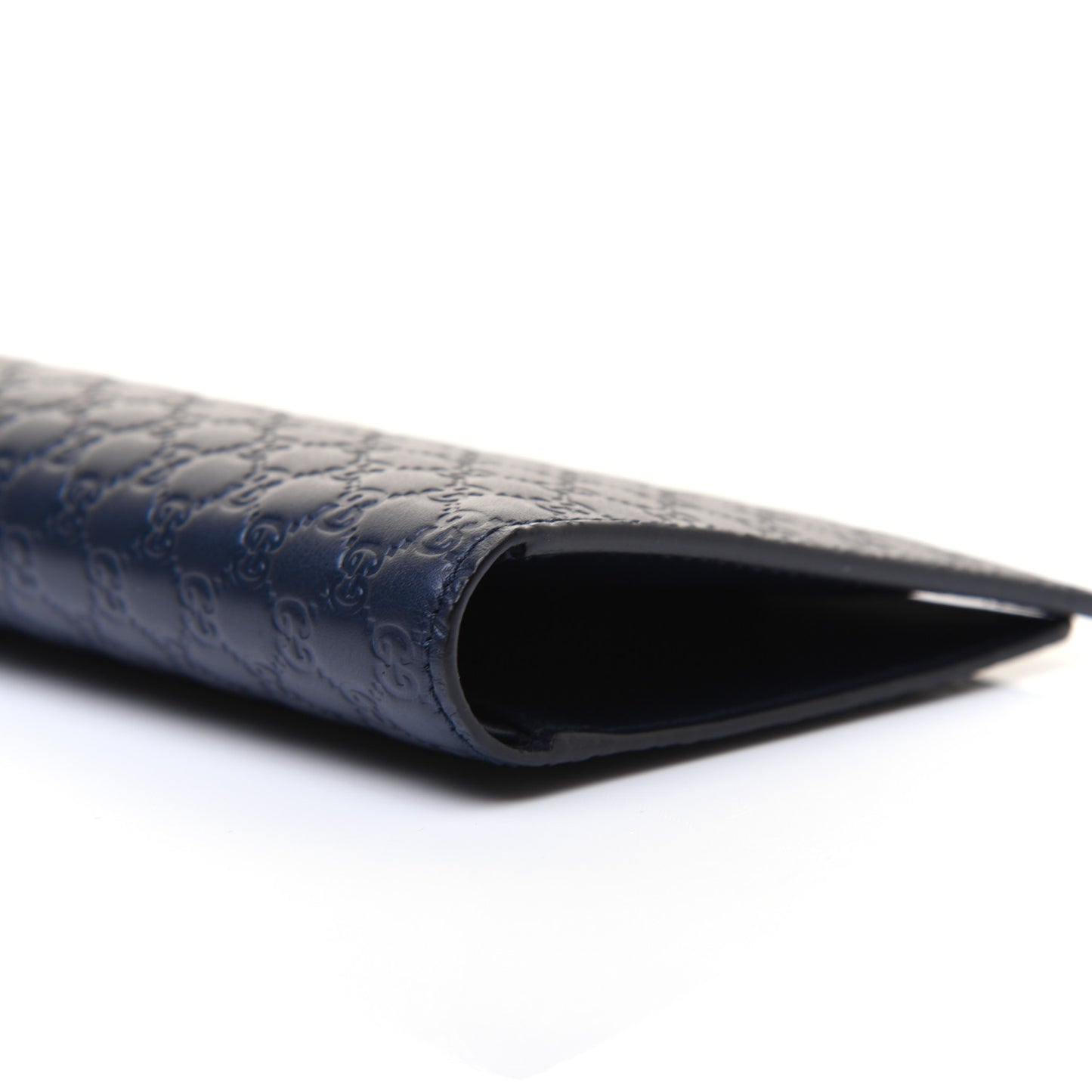 Microguccissima Passport Case Blue