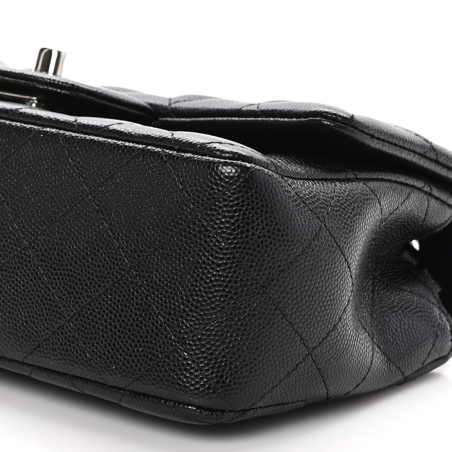Chanel Caviar Quilted Mini Rectangular Flap Black 10 of 11