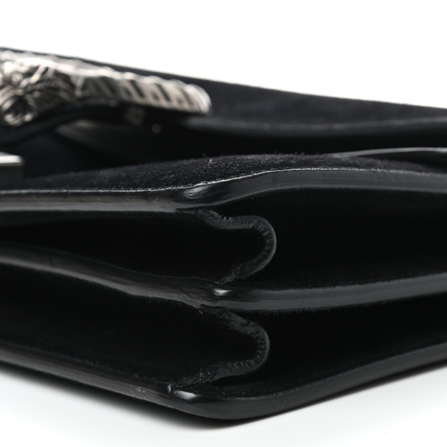 Suede Small Dionysus Shoulder Bag Black