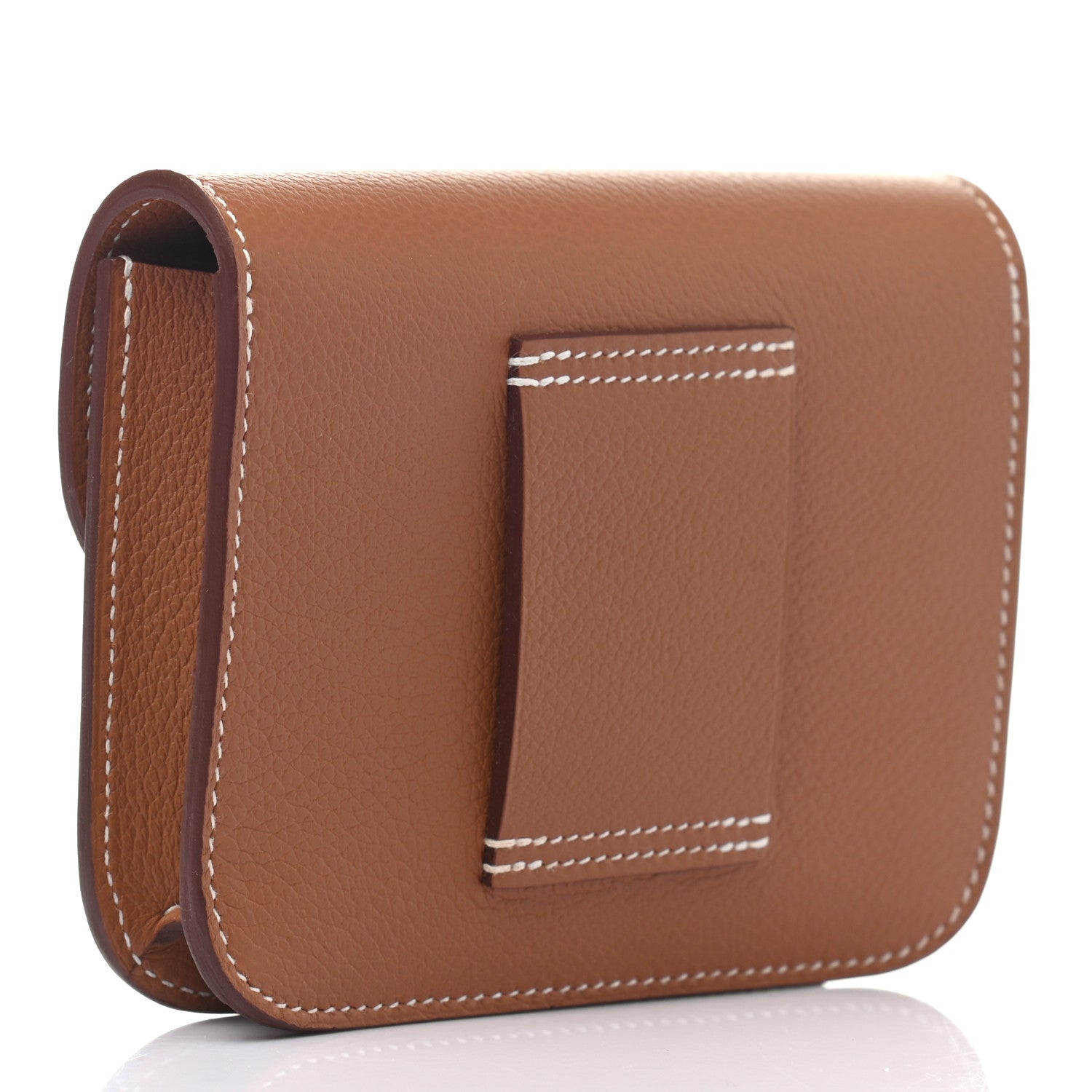 Hermes Evercolor Constance Slim Wallet Gold 3 of 7