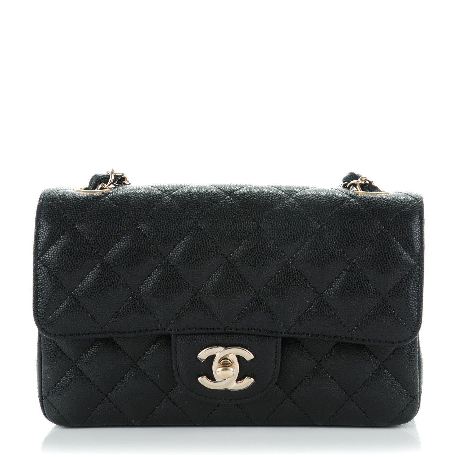 Chanel Caviar Quilted Mini Rectangular Flap Black 1 of 8