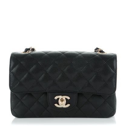 Chanel Caviar Quilted Mini Rectangular Flap Black 1 of 8