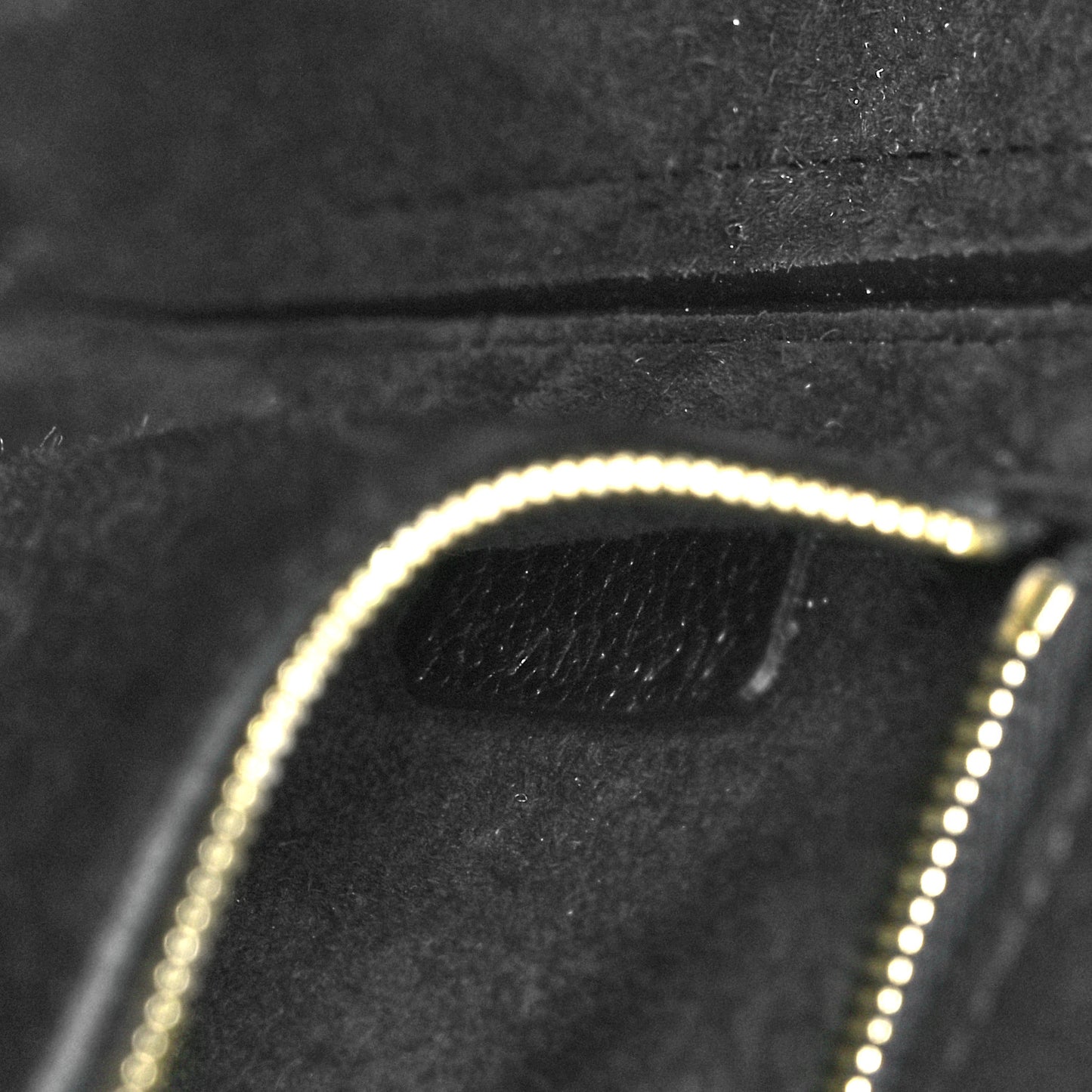 Soft Grained Calfskin Sangle Bucket Bag Black