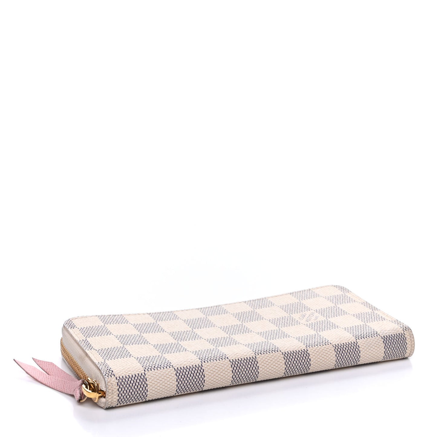 Damier Azur Clemence Wallet Rose Ballerine