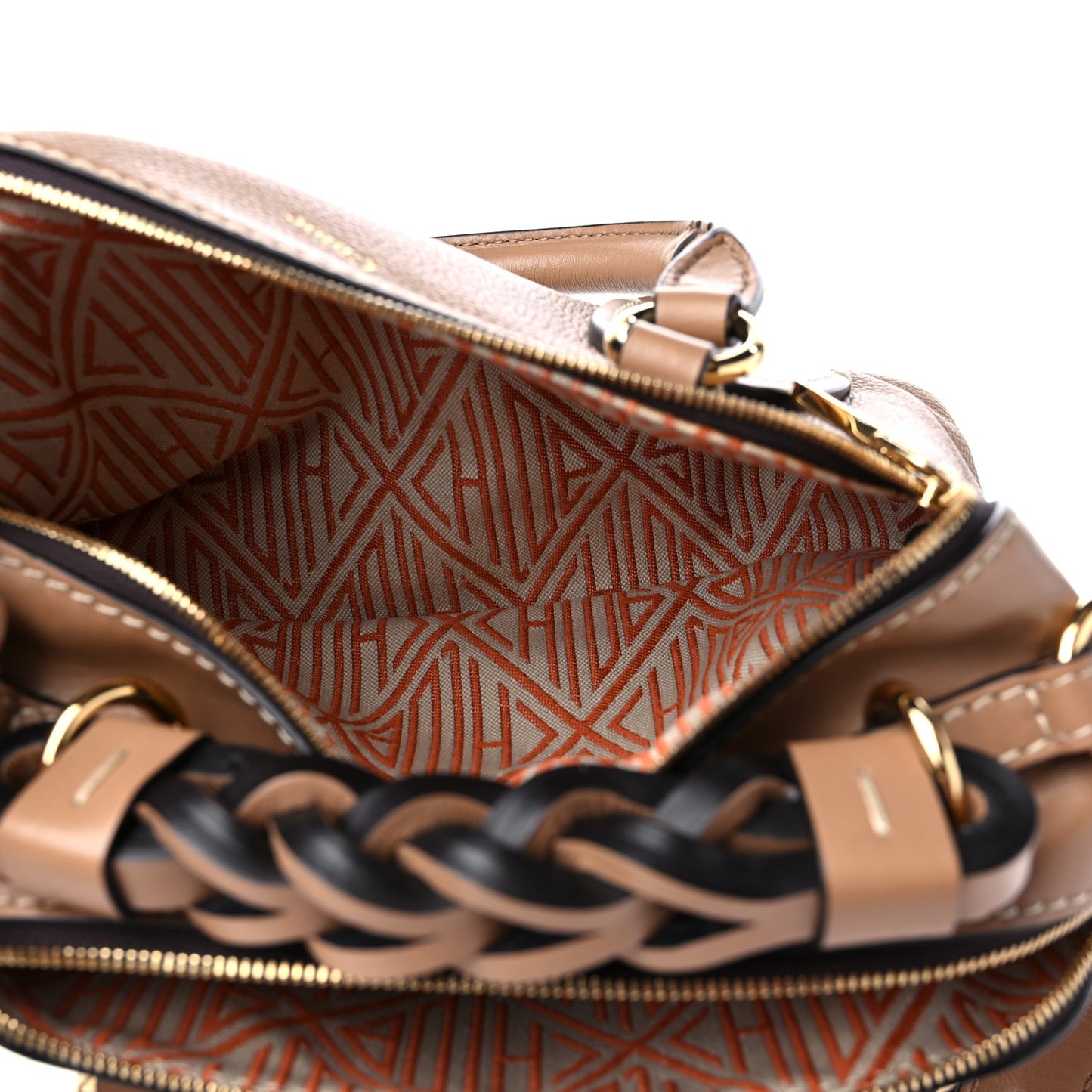 Calfskin Small Daria Cement Brown
