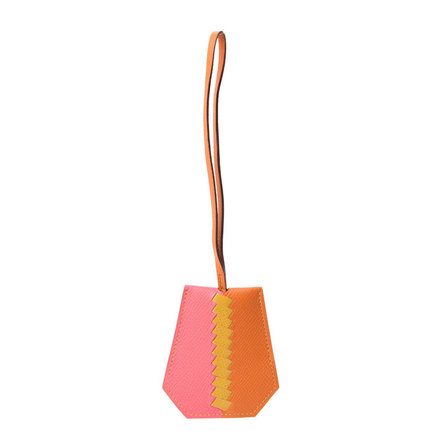 Epsom Clochette Cles Charm Rose Azalee Abricot Jaune Ambre