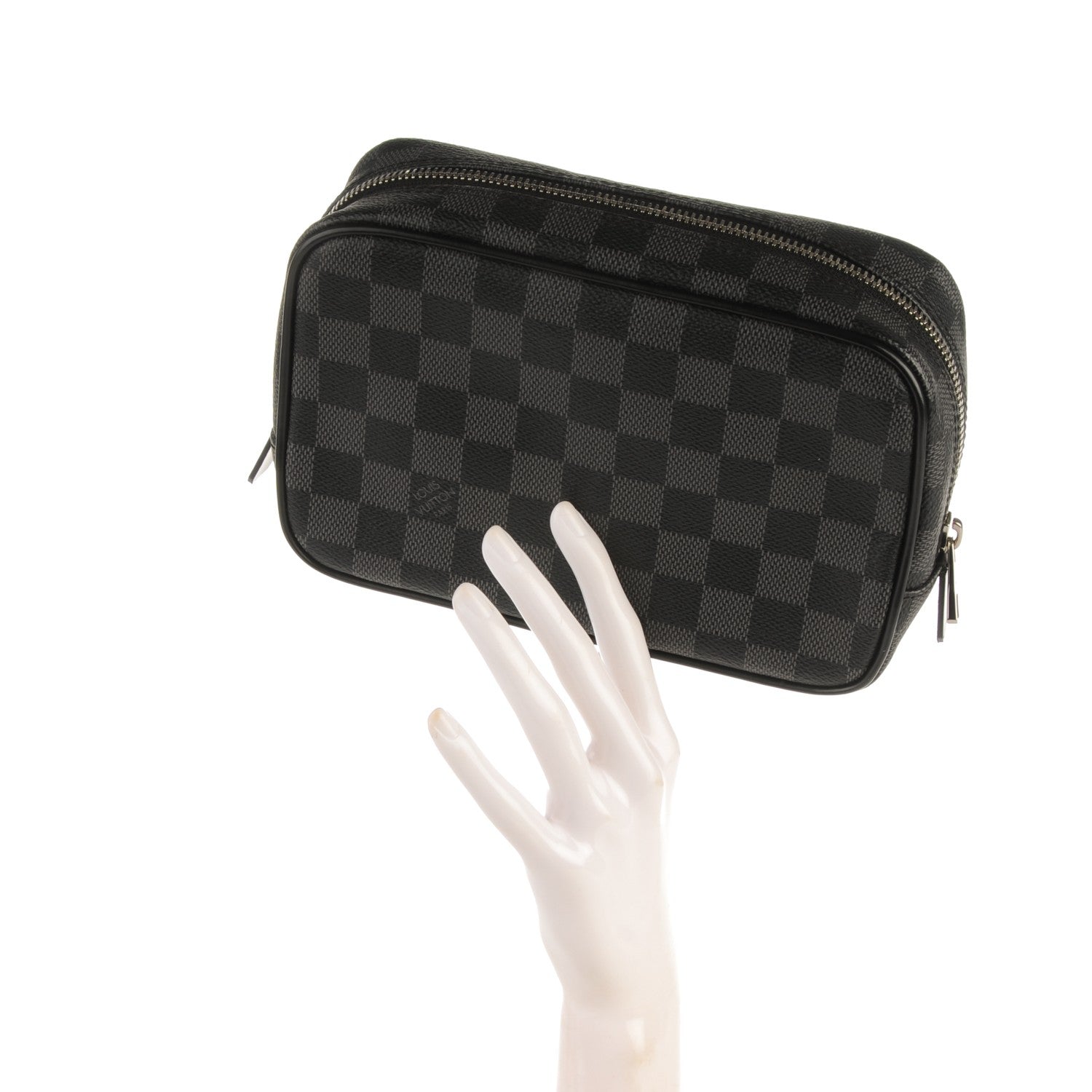 Louis Vuitton Damier Graphite Toilet Pouch PM 2 of 7