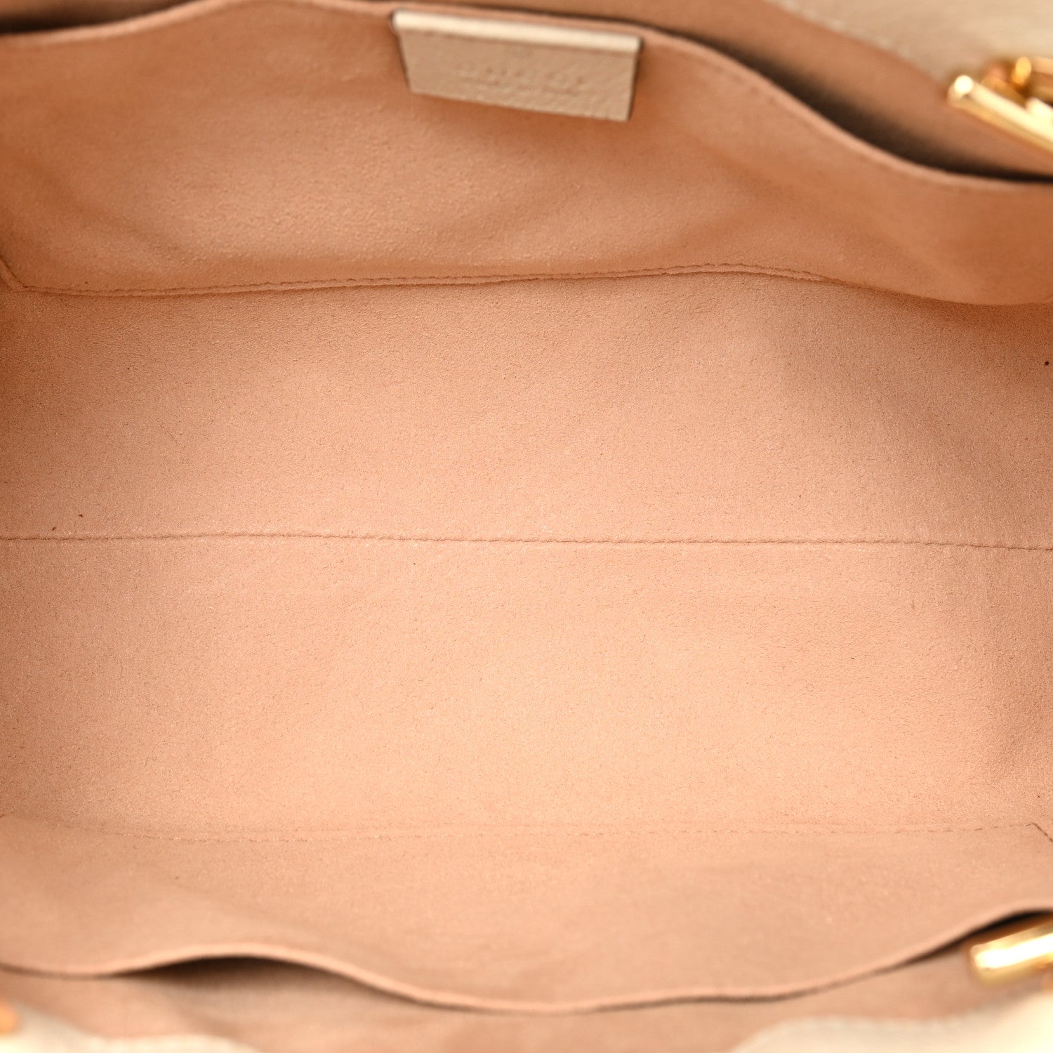 Gucci GG Supreme Monogram Flora Textured Calfskin Small Padlock Tote Beige Ebony Multicolor Mystic White 5 of 17