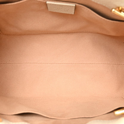 Gucci GG Supreme Monogram Flora Textured Calfskin Small Padlock Tote Beige Ebony Multicolor Mystic White 5 of 17
