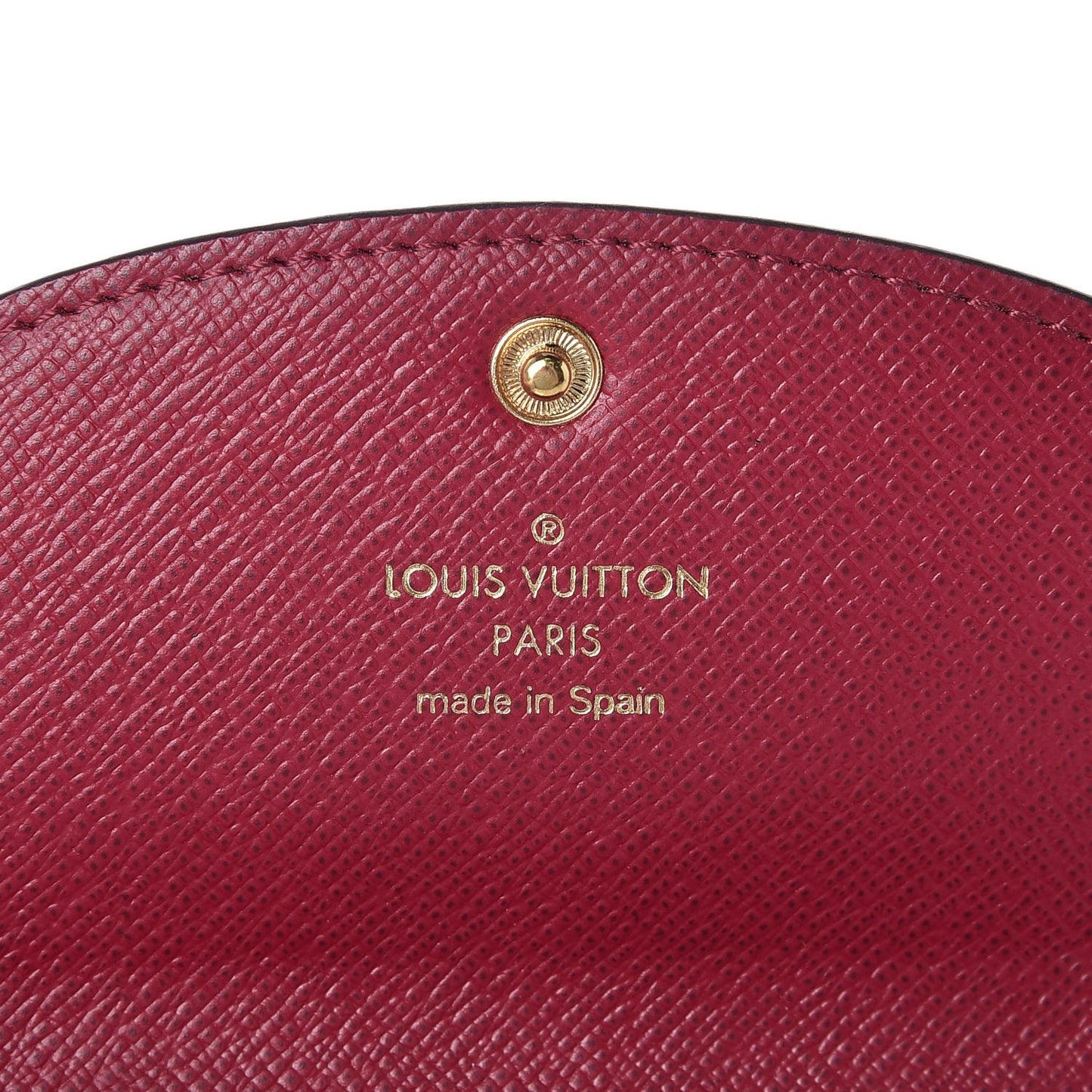 Monogram Rosalie Coin Purse Fuchsia