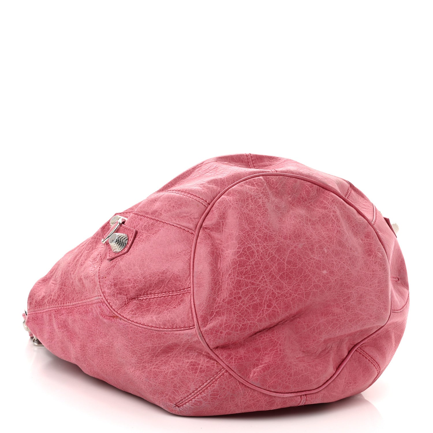 Balenciaga Agneau Giant 21 Silver Hardware Pompon Framboise 4 of 13