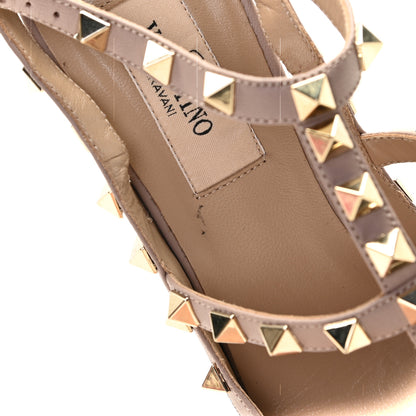 Valentino Garavani Calfskin Nappa Rockstud Ankle Strap 100mm Pumps 36 Deep Fuxia Poudre 11 of 15