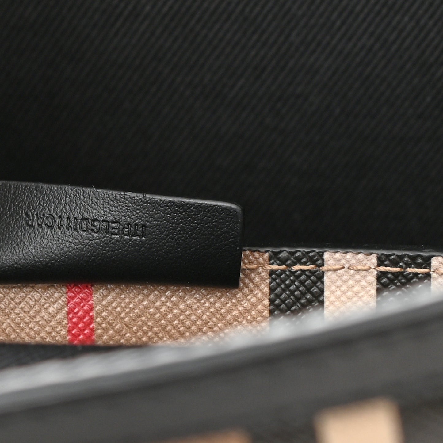 E-Canvas Stripe Book Tote Archive Beige