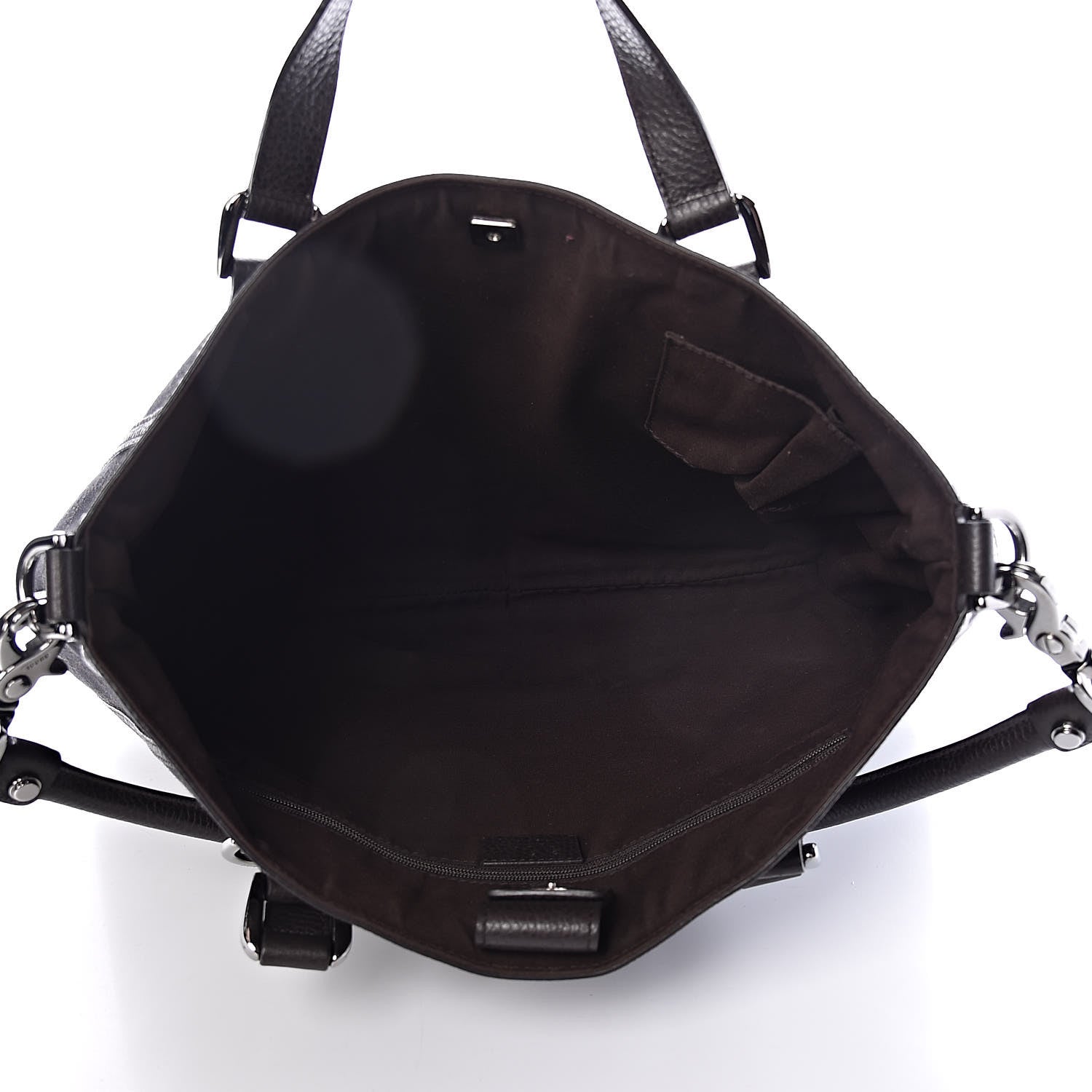 Gucci Monogram Medium Abbey Convertible Tote Dark Brown 5 of 9