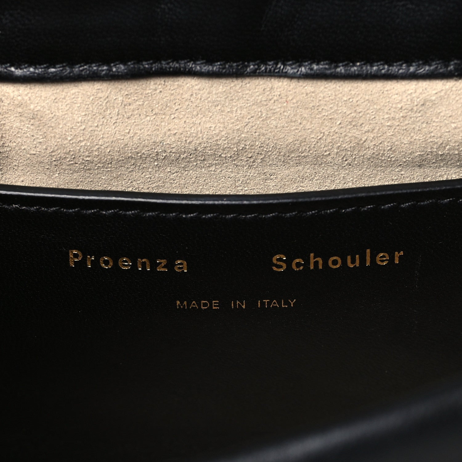 Proenza Schouler Lambskin PS Harris Small Shoulder Bag Black 6 of 9