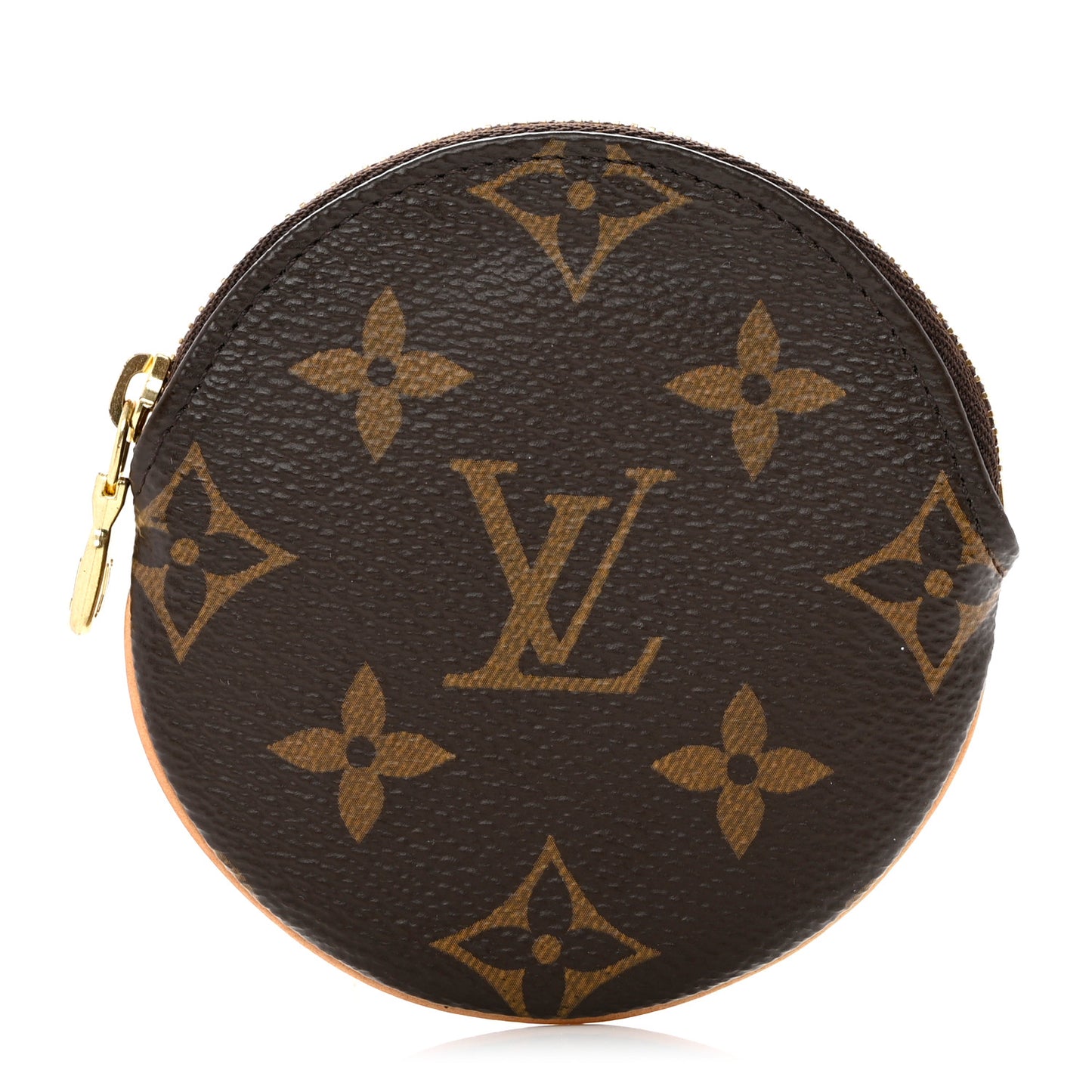 Monogram Round Coin Purse