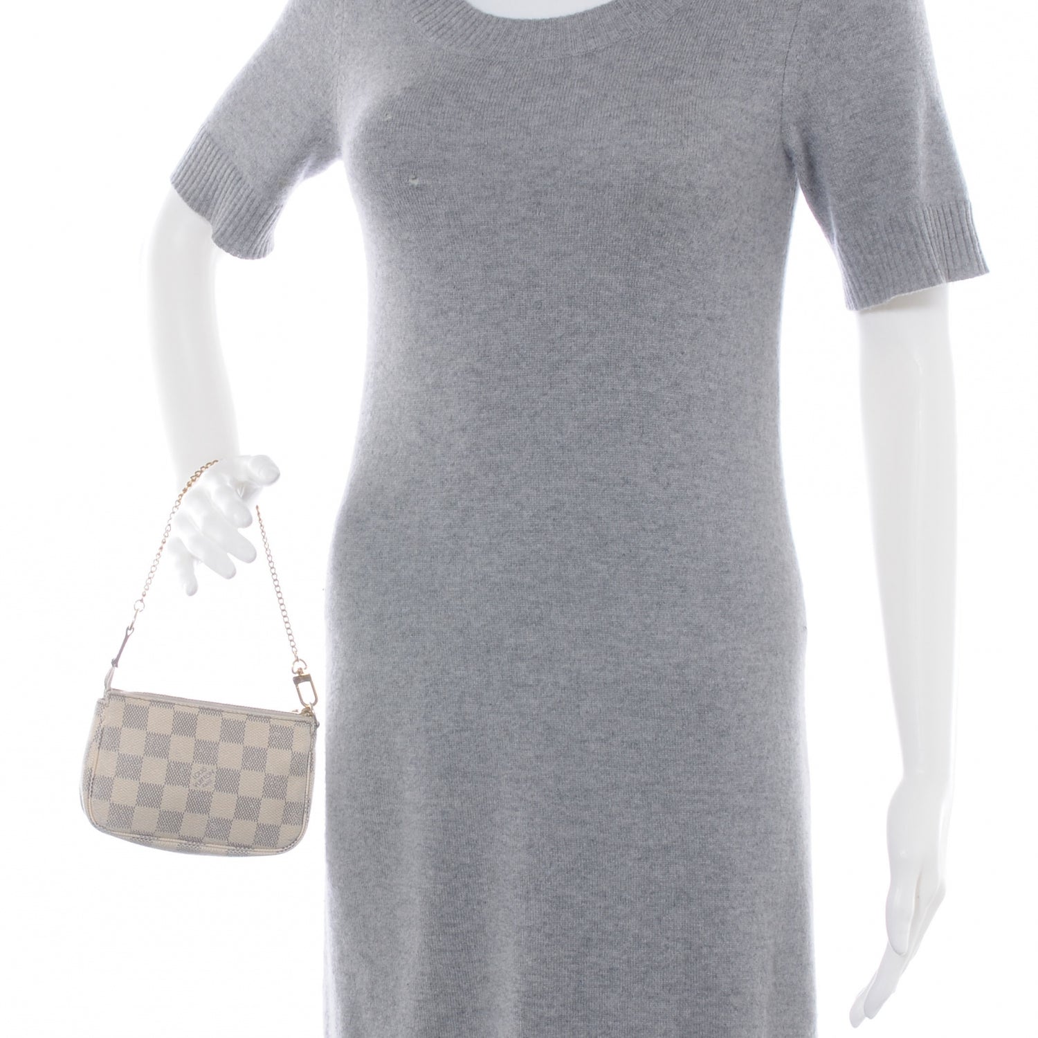 Louis Vuitton Damier Azur Mini Pochette Accessories 2 of 7