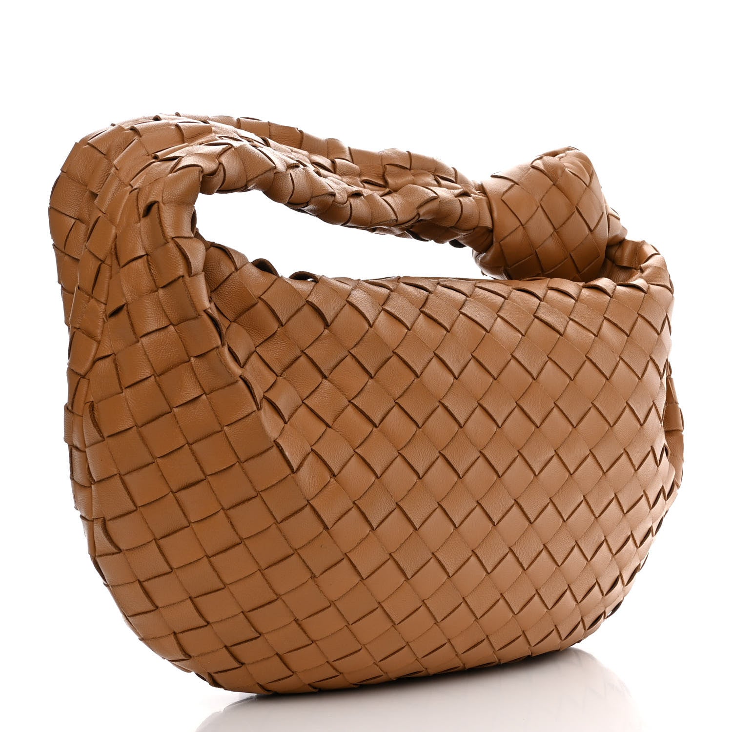 Bottega Veneta Nappa Intrecciato Teen Jodie Hobo Caramel 3 of 12