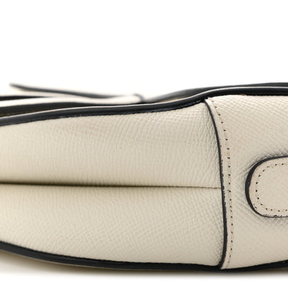 Christian Dior Grained Calfskin Saddle Bag With Strap Latte 10 of 13