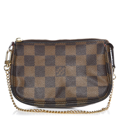Louis Vuitton Damier Ebene Mini Pochette Accessories 1 of 16
