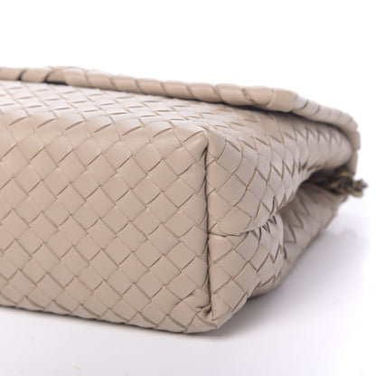 Bottega Veneta Nappa Intrecciato Medium Olimpia Bag Fume 8 of 9