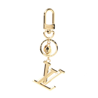 Louis Vuitton LV Facettes Bag Charm Key Holder Gold 1 of 3