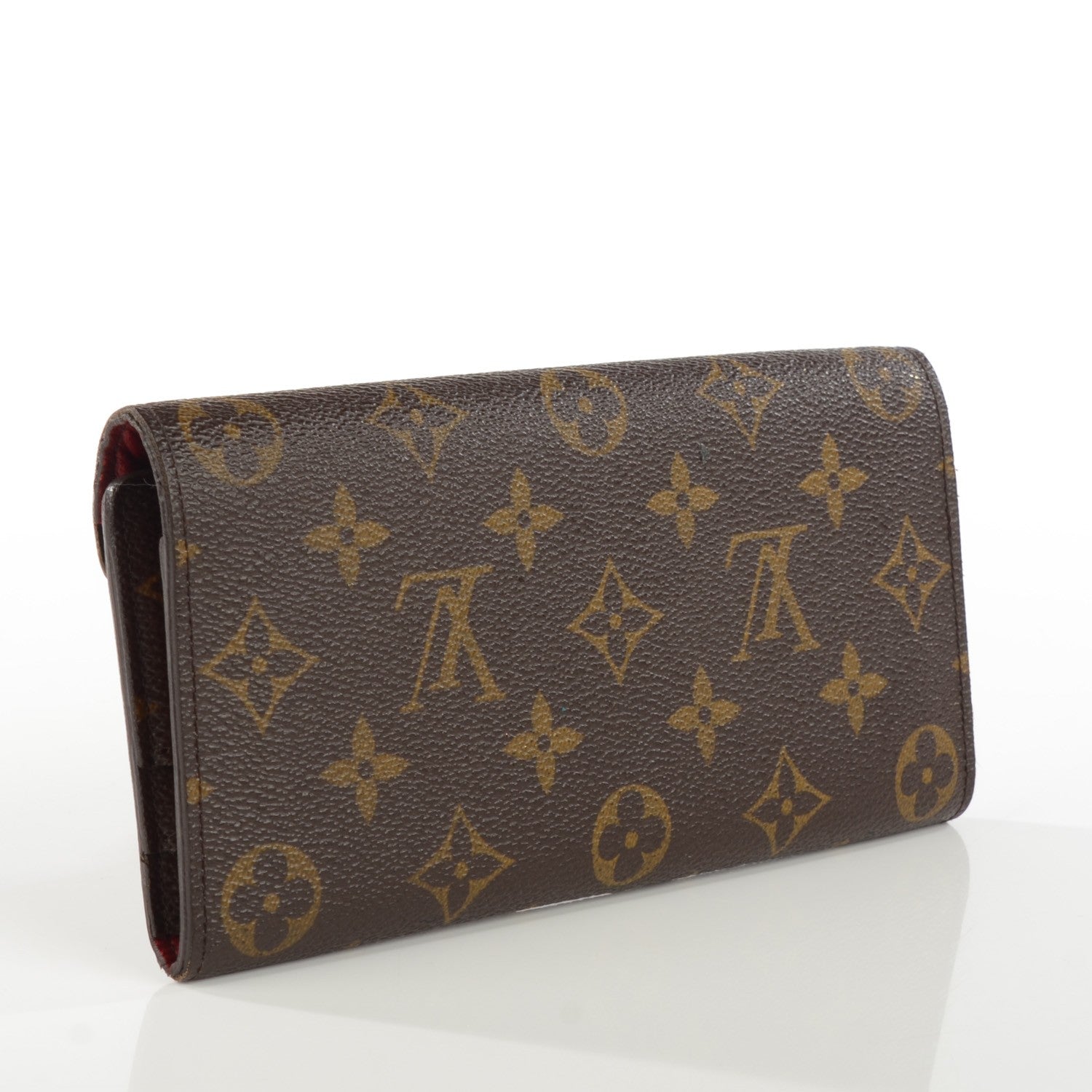 Louis Vuitton Monogram Josephine Wallet Red 3 of 7