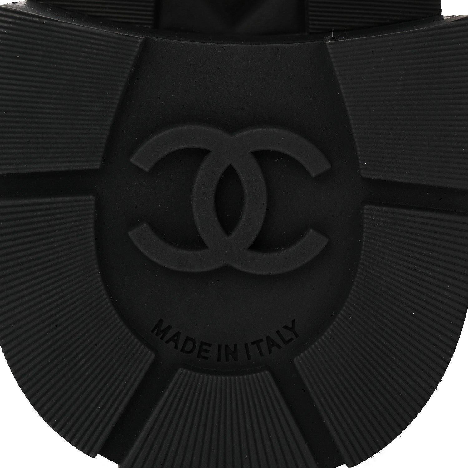 Chanel Calfskin Knit CC Short Boots 38 Black 7 of 10