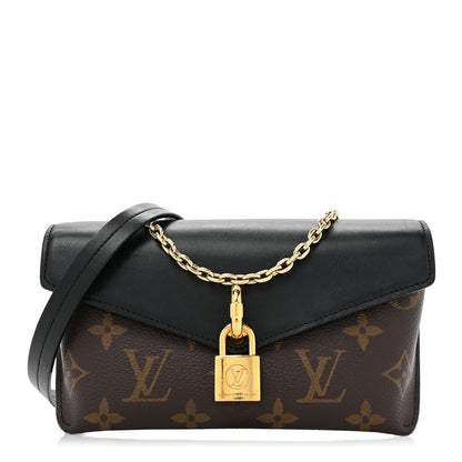 Louis Vuitton Monogram Padlock On Strap Black 1 of 9