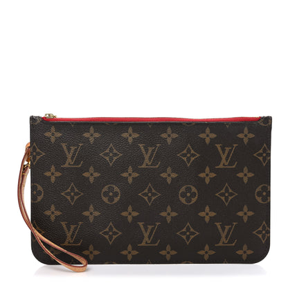 Louis Vuitton Monogram Neverfull MM GM Pochette Cherry 1 of 9