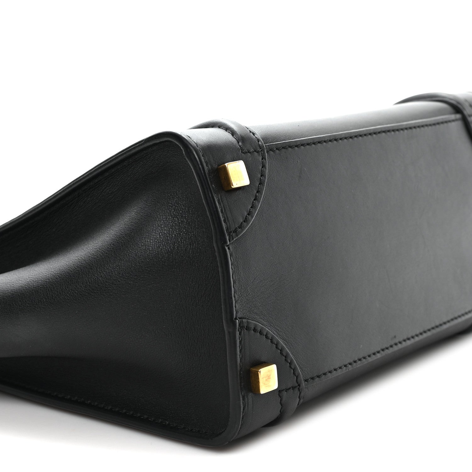 Celine Smooth Calfskin Micro Luggage Black 8 of 9
