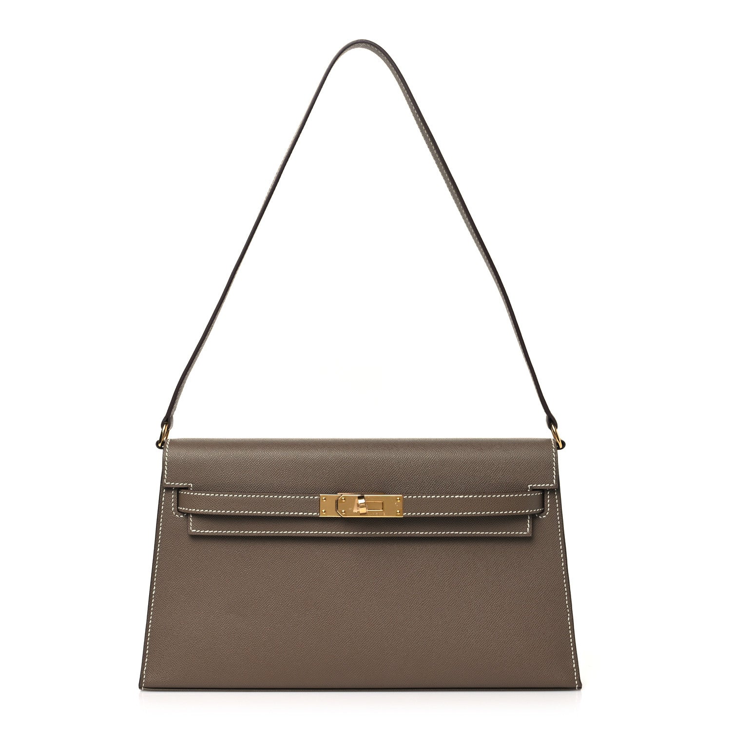 Hermes Madame Calfskin Kelly Elan Etoupe 1 of 11