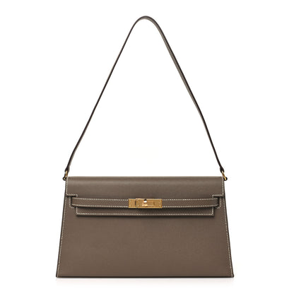 Hermes Madame Calfskin Kelly Elan Etoupe 1 of 11