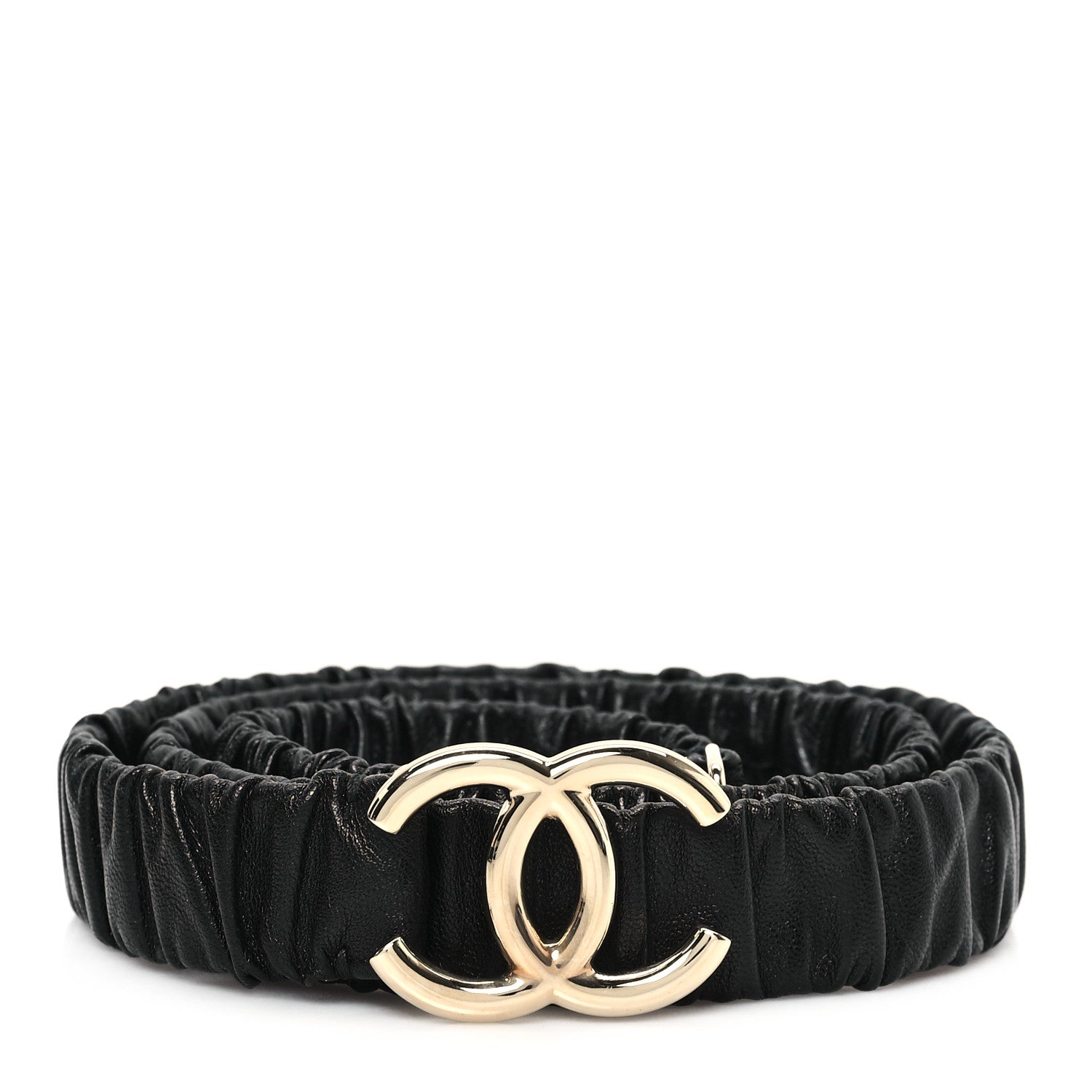 Chanel Calfskin CC Belt 85 34 Black 1 of 4